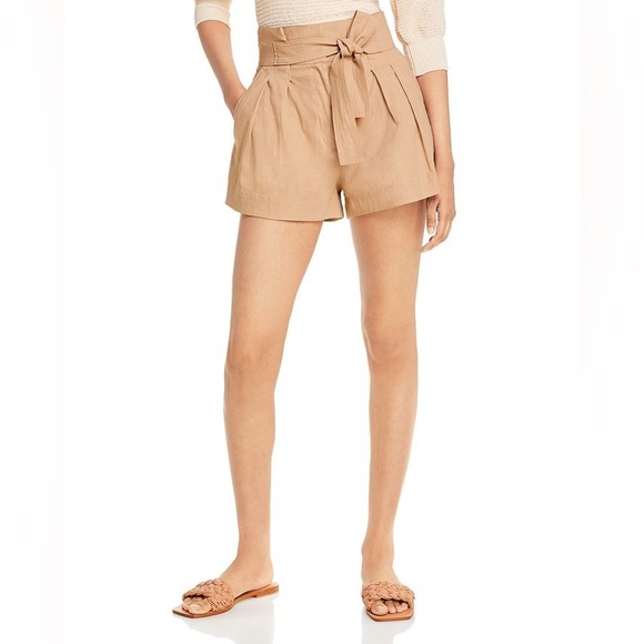 A.L.C Power stretch Linen Blend “Joelle” shorts. Black. Size 8. NWT - Picture 5 of 13